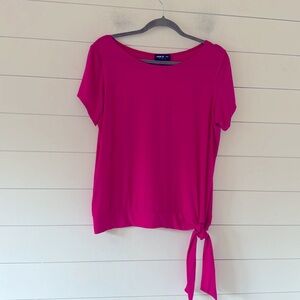 MIIK Size M Melody side knot top Pink